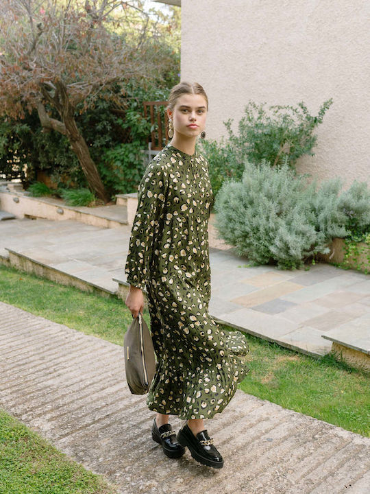 Maxi Shirt Dress Dress Animal Print