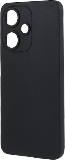 Infinix Umschlag Rückseite Silikon Schwarz (Infinix Hot 30I)