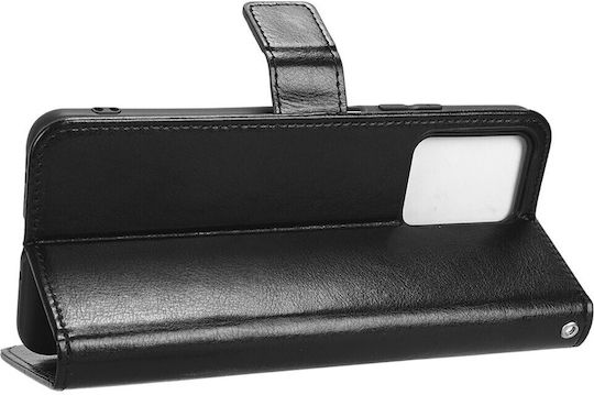 Crazy Horse Wallet Δερματίνης / Πλαστικό / Σιλικόνης Μαύρο (Redmi Note 12 5G / Poco X5 5G)