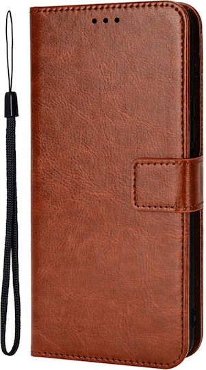 Crazy Horse Wallet Δερματίνης / Πλαστικό / Σιλικόνης Καφέ (Realme 11)