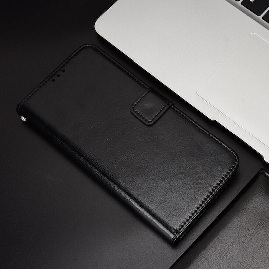 Crazy Horse Wallet Δερματίνης / Πλαστικό / Σιλικόνης Μαύρο (Realme 11 Pro / 11 Pro+)