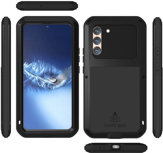 Love Mei Back Cover Metallic Black (Galaxy S22+)