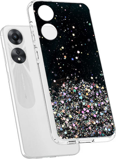 Oppo Back Cover Πλαστικό / Σιλικόνης Μαύρο (Oppo A78 5G)