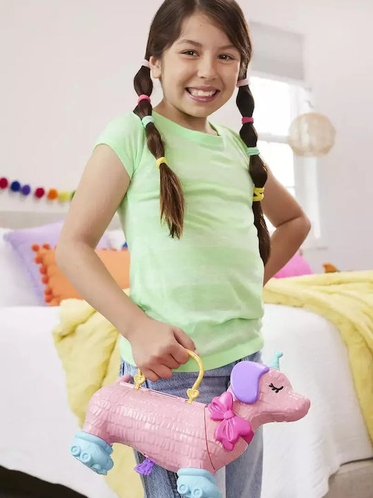 Παιχνιδολαμπάδα Polly Pocket Polly Σκυλάκι Πινιάτα Έκπληξη Σετ για 4+ Ετών Mattel