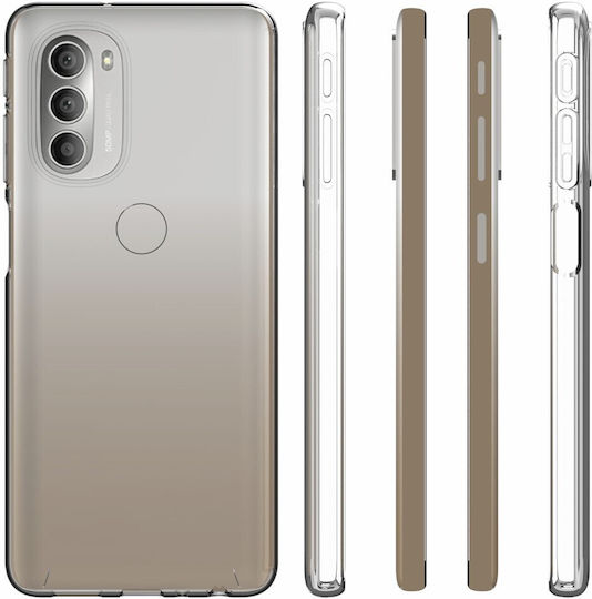 Erbord Back Cover Silicone Transparent (Moto G51)