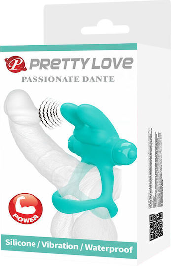 Pretty Love Functions Δονούμενο Δαχτυλίδι Πέους Σιλικόνης Πράσινο BI-210320-1