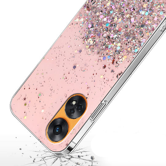 Erbord Задна корица Пластмаса / Силикон Розов (Oppo Reno8 T)