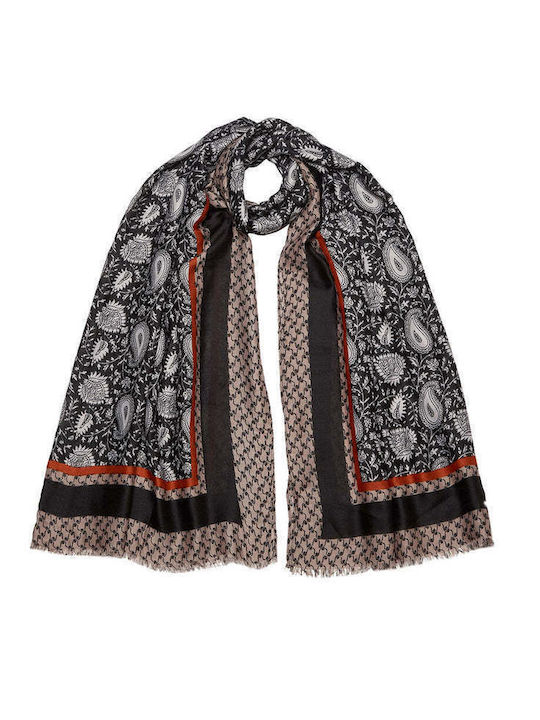 Achilleas Accessories Γυναικείο Φουλάρι Μαύρο