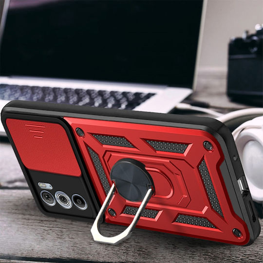 Erbord Back Cover Μεταλλικό Κόκκινο (Motorola Edge 30 Pro)