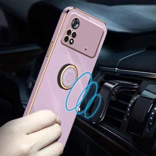 Erbord Electro Back Cover Μωβ (Poco X4 Pro 5G)