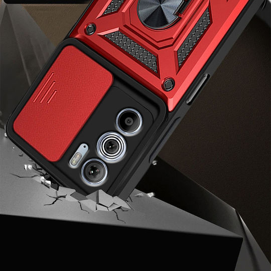 Erbord Back Cover Μεταλλικό Κόκκινο (Motorola Edge 30 Pro)