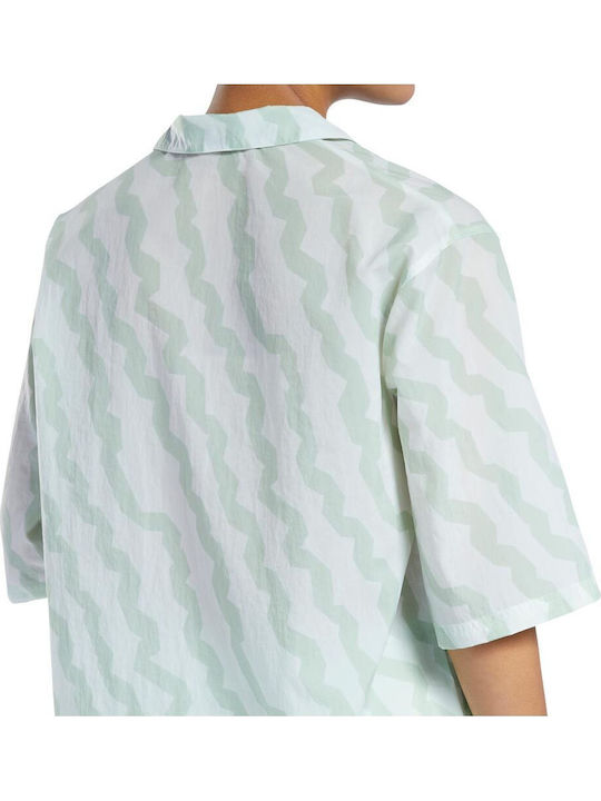 Summer Waves Women's Long Sleeve Shirt White