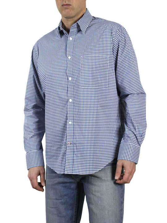 Tommy Hilfiger Men's Shirt Long Sleeve Blue