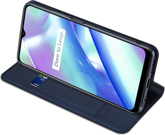 Dux Ducis Skinpro Buchen Sie Marineblau (Realme C33)
