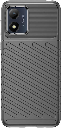 Thunder Back Cover Silicon Negru (Moto E13)