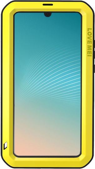 Love Mei Back Cover Μεταλλικό Κίτρινο (Huawei P30 Pro)