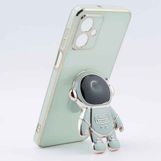 Motorola Astronaut Umschlag Rückseite Silikon Türkis (Motorola Moto G54 5G)