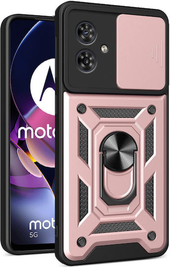 Motorola Umschlag Rückseite Metallisch Rosa (Motorola Moto G54 5G)