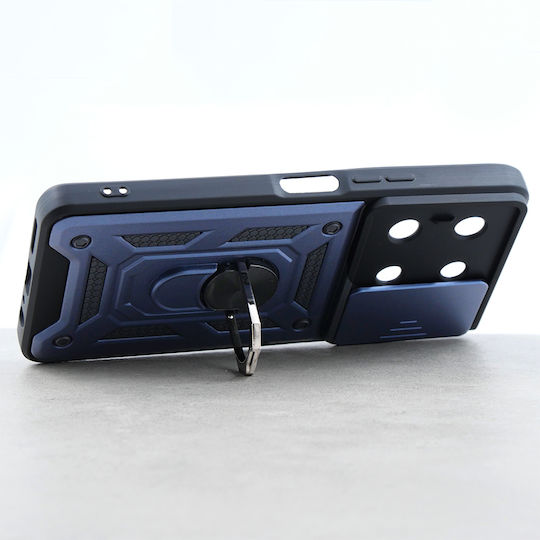 Infinix Back Cover Μεταλλικό Μπλε (Infinix Note 30 Pro, CamShield Slide)