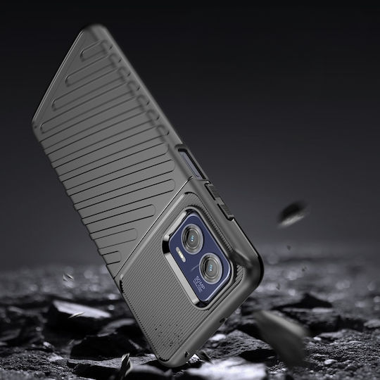Thunder Back Cover Silicon Negru (Moto G73)