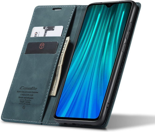 Caseme Wallet Δερματίνης Τιρκουάζ (Redmi Note 8 Pro)