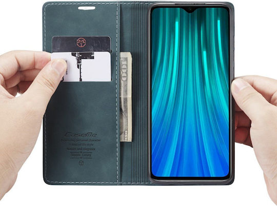 Caseme Wallet Δερματίνης Τιρκουάζ (Redmi Note 8 Pro)