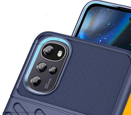 Erbord Back Cover Σιλικόνης Μπλε (Moto G22)