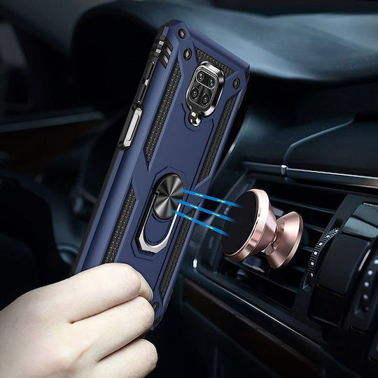 Erbord Back Cover Μεταλλικό Navy Μπλε (Redmi Note 9S / 9 Pro / 9 Pro MaxOnePlus 9 ProRealme 9 5G / 9 Pro)