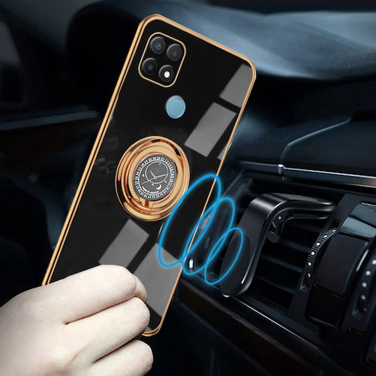 Erbord Electro Back Cover Μαύρο (Oppo A15 / A15s)