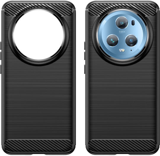 Honor Umschlag Rückseite Kunststoff / Silikon Schwarz (Realme 5 Pro)