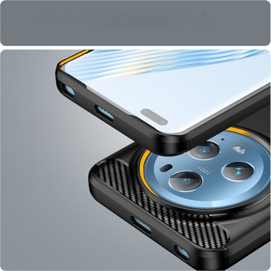 Honor Umschlag Rückseite Kunststoff / Silikon Schwarz (Realme 5 Pro)