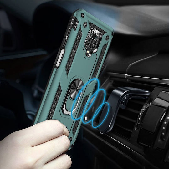 Erbord Back Cover Μεταλλικό Πράσινο (Redmi Note 9S / 9 Pro / 9 Pro MaxOnePlus 9 ProRealme 9 5G / 9 Pro)
