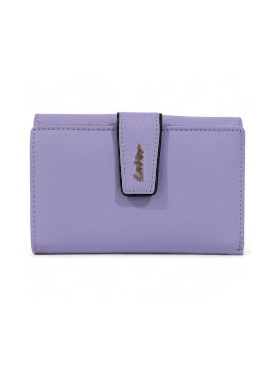 Lavor Large Leather Women's Wallet with RFID Purple