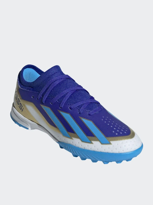X Crazyfast Messi League TF Παιδικά Ποδοσφαιρικά Παπούτσια με Σχάρα Μπλε