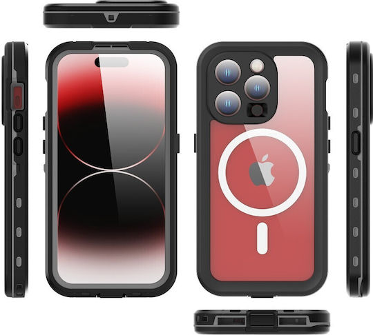 Shellbox Back Cover 2mm Αδιάβροχο Μαύρο (iPhone 15 Pro)