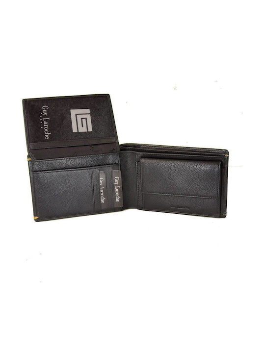 Δερμάτινο Ανδρικό Πορτοφόλι Κερμάτων με RFID Μαύρο