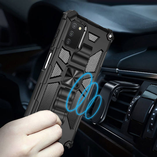 Erbord Back Cover Μεταλλικό Μαύρο (Galaxy A03s)