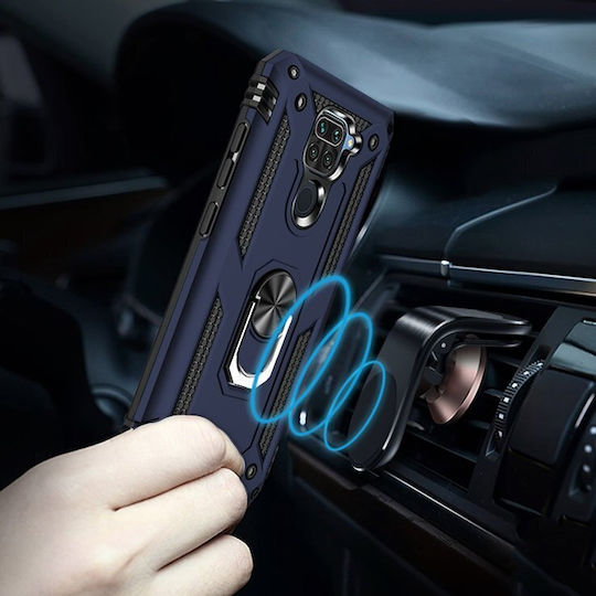Erbord Back Cover Μεταλλικό Μπλε (Redmi Note 9)