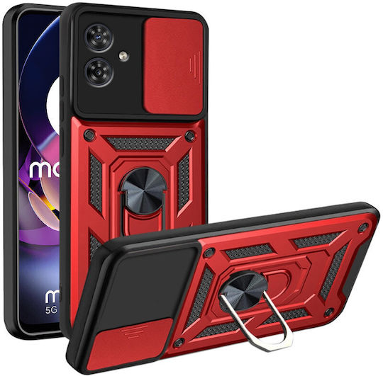 Motorola Back Cover Μεταλλικό Κόκκινο (Motorola Moto G54 5G)