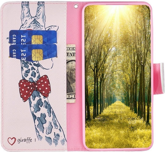 Motorola Brieftasche Synthetisches Leder Rosa (Motorola Moto G54 5G)