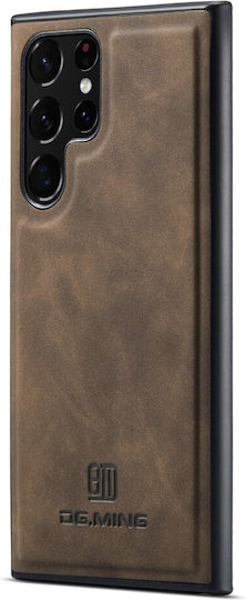 DG.MING Портмоне Изкуствена кожа / Силикон / Пластмаса Кафяв (Galaxy S23 Ultra)