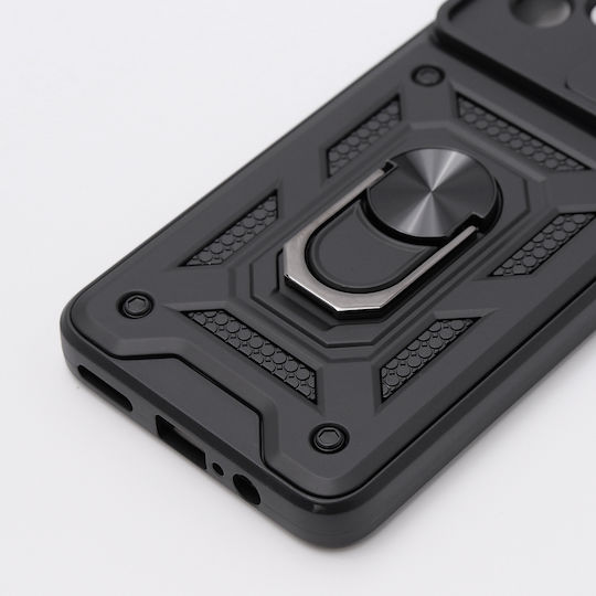 Motorola Umschlag Rückseite Metallisch Schwarz (Motorola Moto G54 5G)
