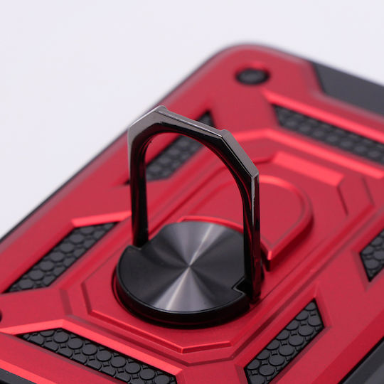 Motorola Back Cover Μεταλλικό Κόκκινο (Motorola Moto G54 5G)