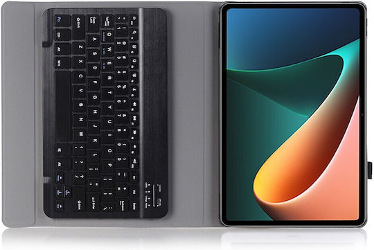 Flip Cover με Πληκτρολόγιο στα Αγγλικά US Μαύρη (Xiaomi Pad 5, Xiaomi Pad 5 Pro)