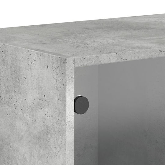 vidaXL Ντουλάπι Μπάνιου 68.5x37x35cm Γκρι