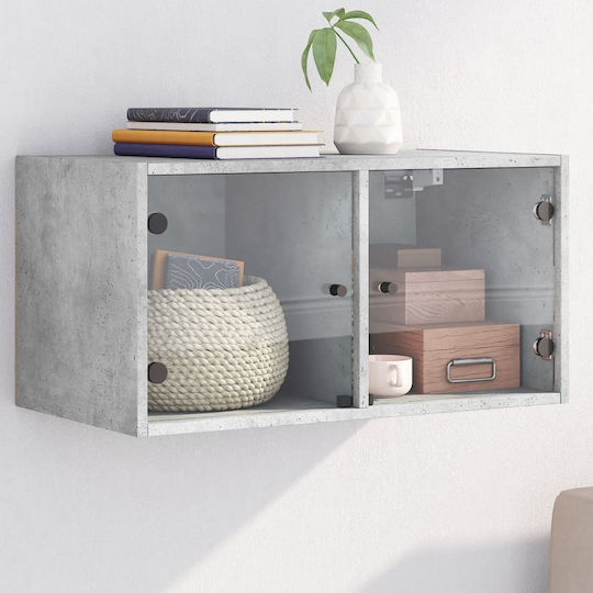vidaXL Ντουλάπι Μπάνιου 68.5x37x35cm Γκρι