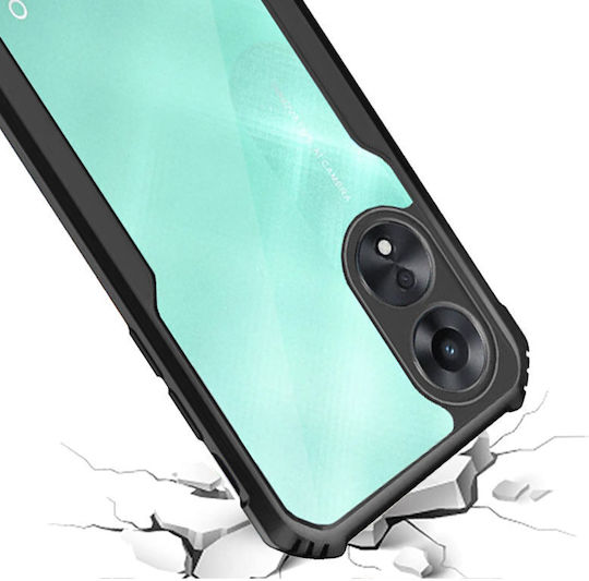 Oppo Umschlag Rückseite Schwarz (Oppo A78 4G)