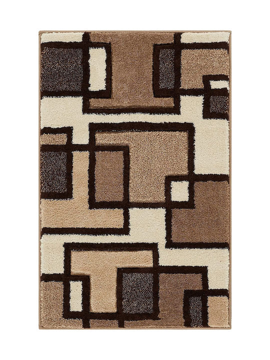 Saray Home Teppich Rechteckig Synthetisch Brown-Beige