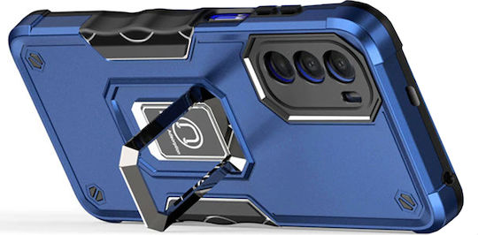 Erbord Back Cover Μεταλλικό Μπλε (Moto G22)