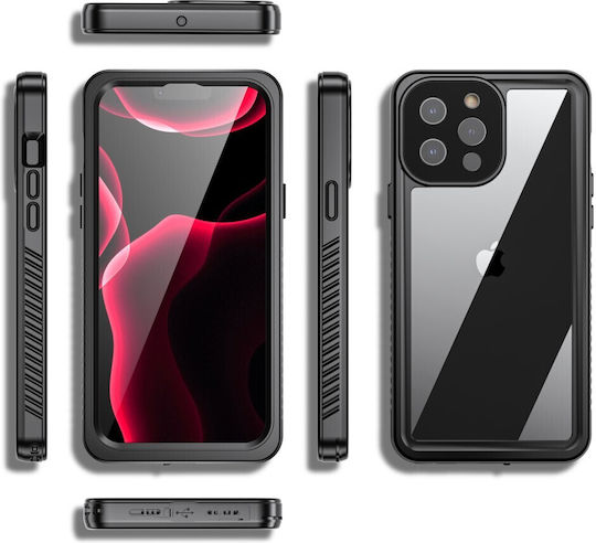 Redpepper Ip68 360 Full Cover 2mm Impermeabil Negru (iPhone 13 Pro Max)
